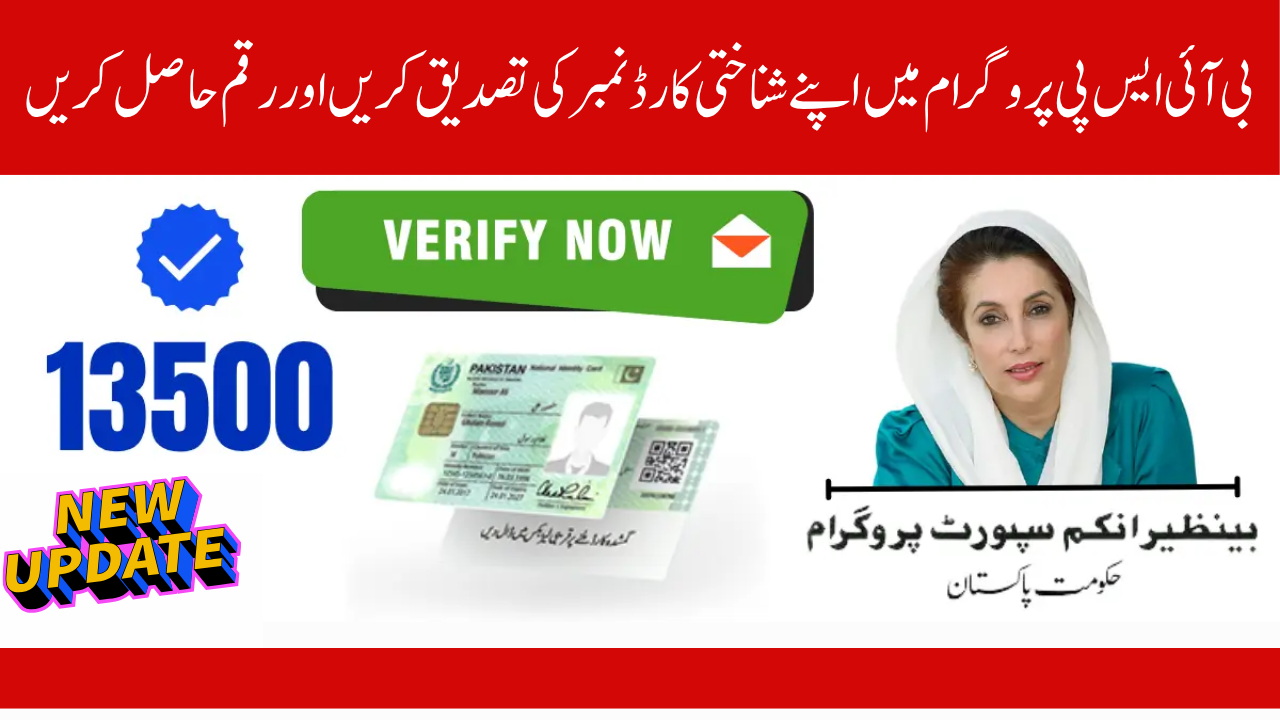 Check to See Whether Your Payment Has Been Released for 8171 CNIC Verification BISP Payment