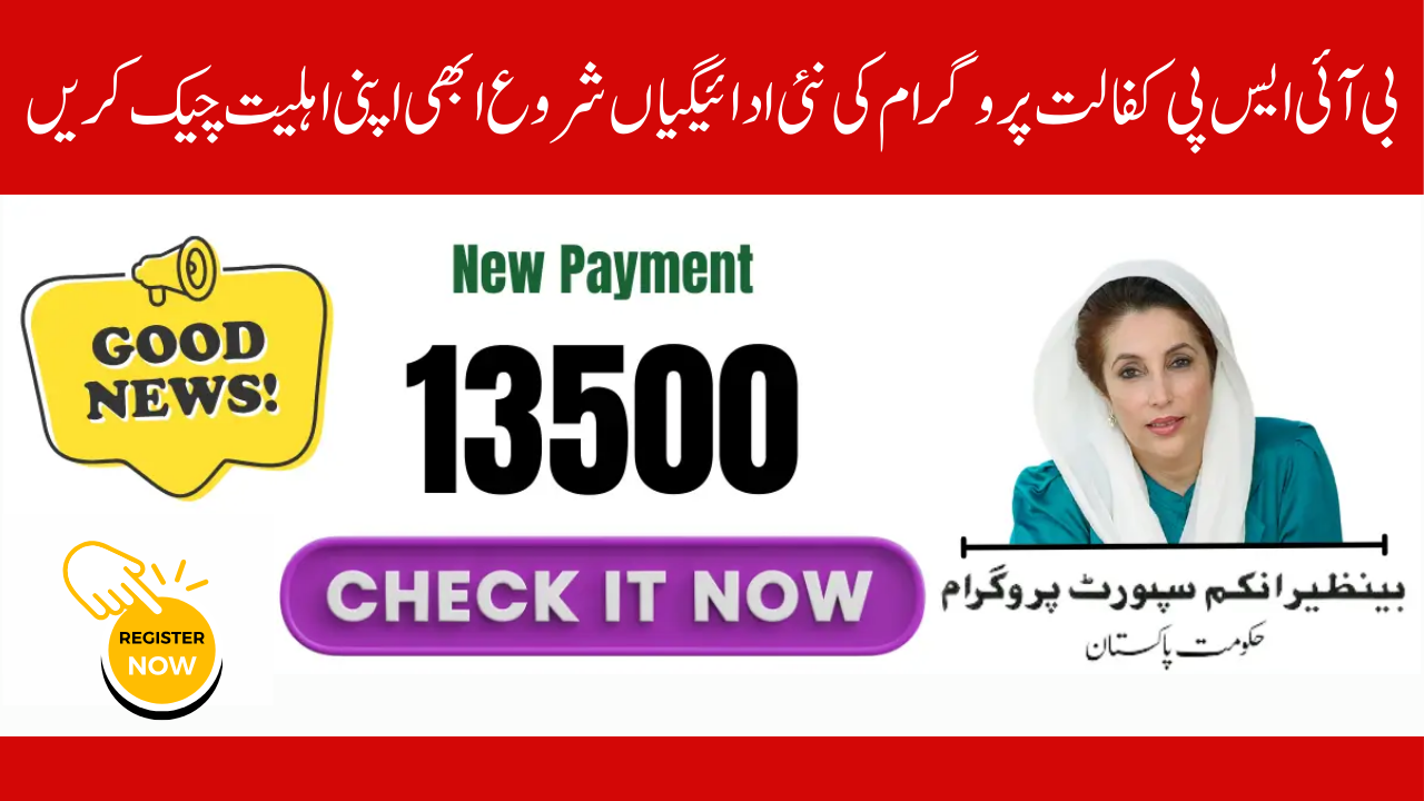 Payments for BISP Kafaalat August–September 2025 Begin—View Your Status Right Away!