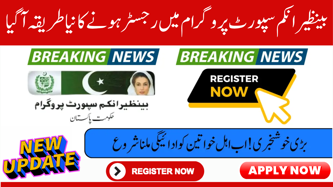 The most recent information and registration guide for the Benazir Income Support Program 8171 2025