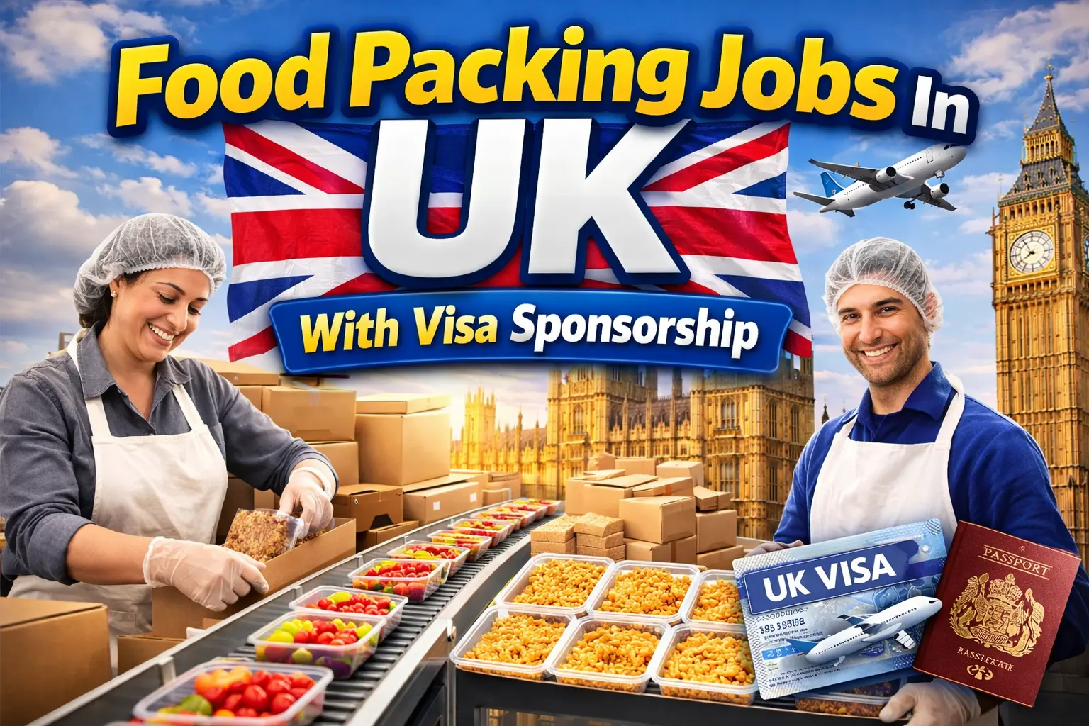 Food Packing Jobs In UK With Visa Sponsorship