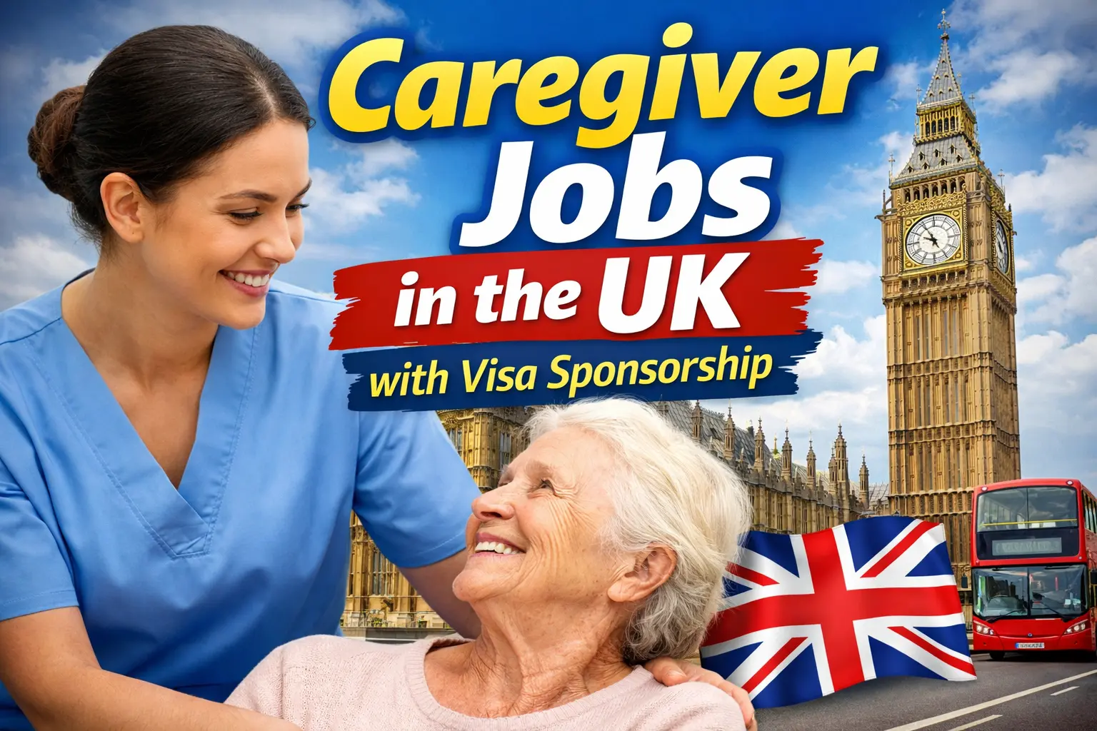 Caregiver Jobs in the UK with Visa Sponsorship