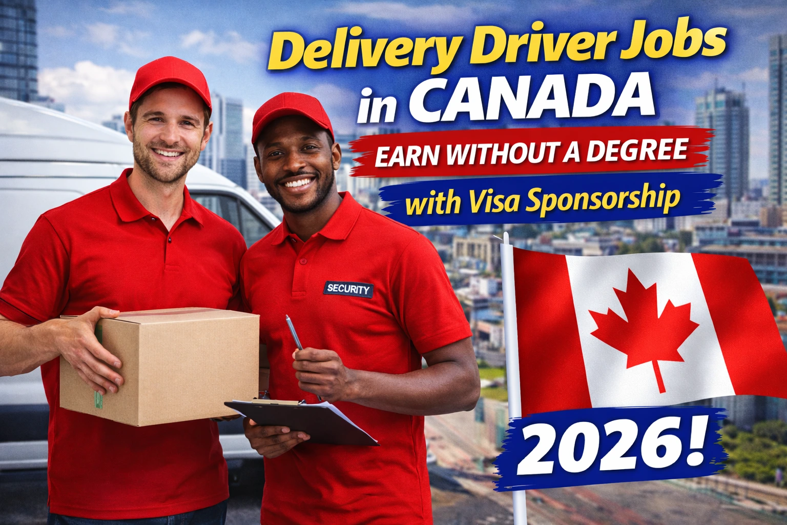 Delivery Driver Jobs in Canada with Visa Sponsorship