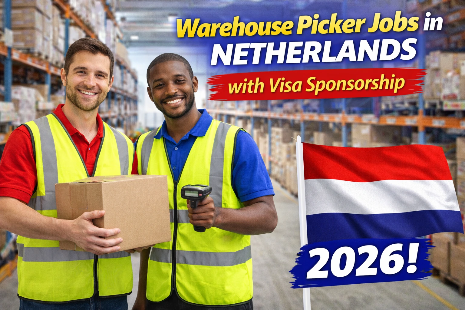 Warehouse Picker Jobs in the Netherlands with Visa Sponsorship